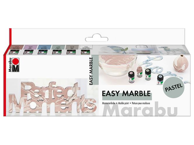 Hovedbilde Marabu Easy Marble Sett Pastell