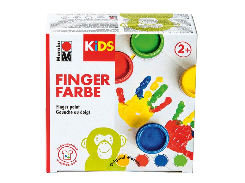 Fingermaling Marabou primærfarger
