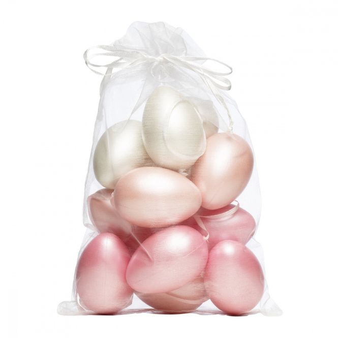 Hovedbilde Påske Plastegg 12pk Rosa
